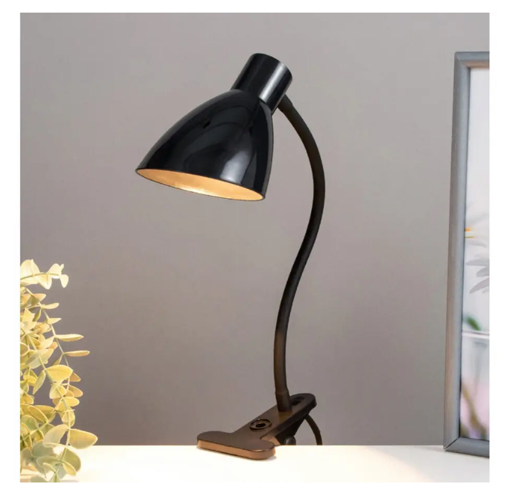 Светильник для рабочего стола на прищепке