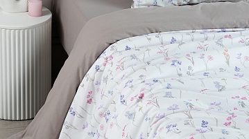 Комплект постельного белья с простыней Simple Choice Песочный