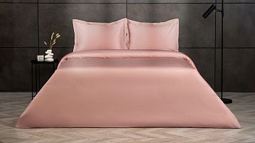 Комплект постельного белья без простыни Home Розовый зефир