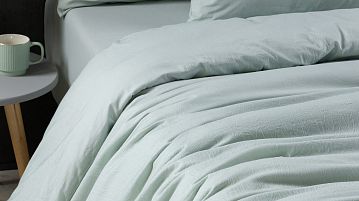 Комплект постельного белья без простыни Organic Cotton Фисташковый